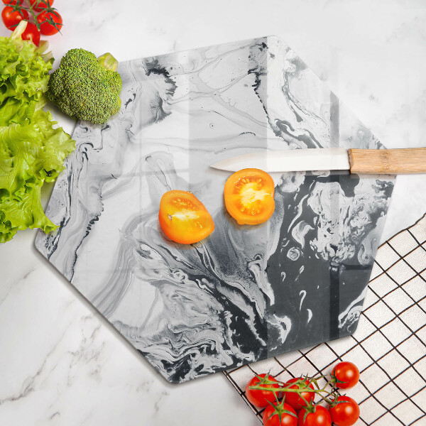 Tagliere in vetro Astrazione dell'inchiostro