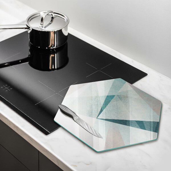 Tagliere in vetro Astrazione tagliente