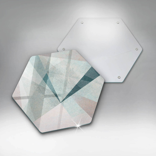 Tagliere in vetro Astrazione tagliente