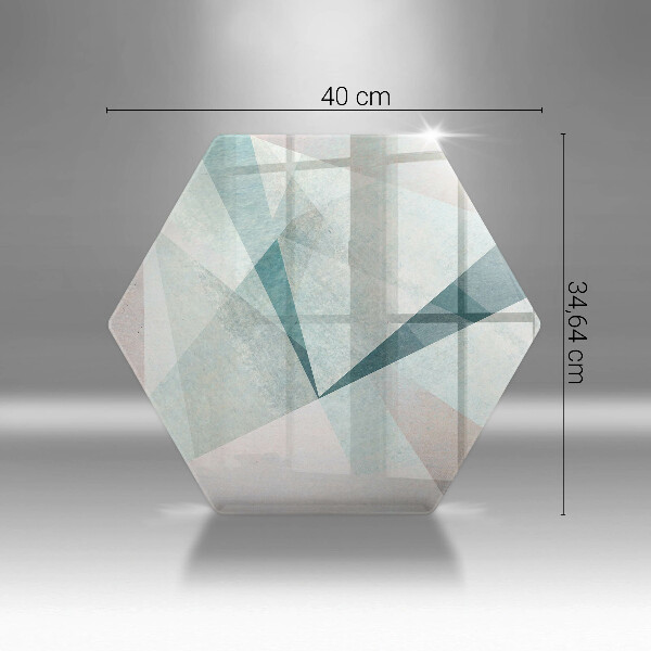 Tagliere in vetro Astrazione tagliente