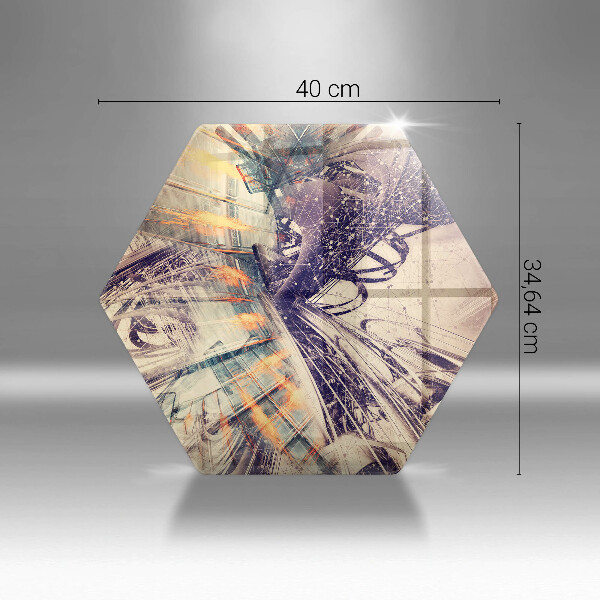 Tagliere in vetro temperato Composizione moderna