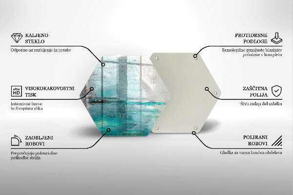 Tagliere in vetro Dipinga lo sfondo di astrazione