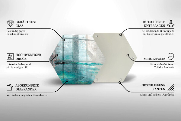 Tagliere in vetro Dipinga lo sfondo di astrazione