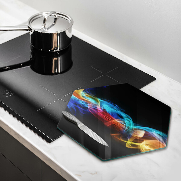 Tagliere in vetro Fumo colorato