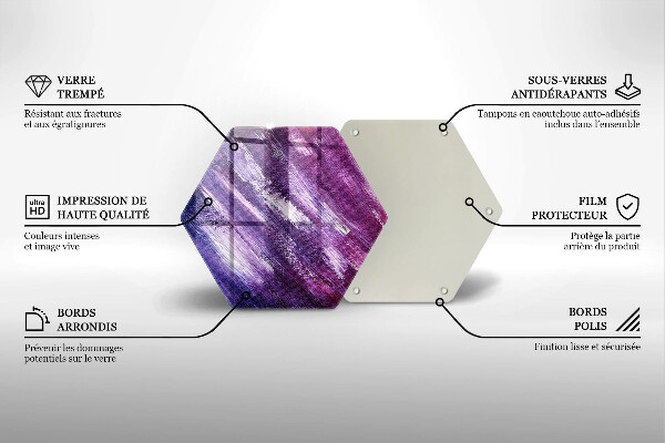 Tagliere in vetro Dipingi l'astrazione