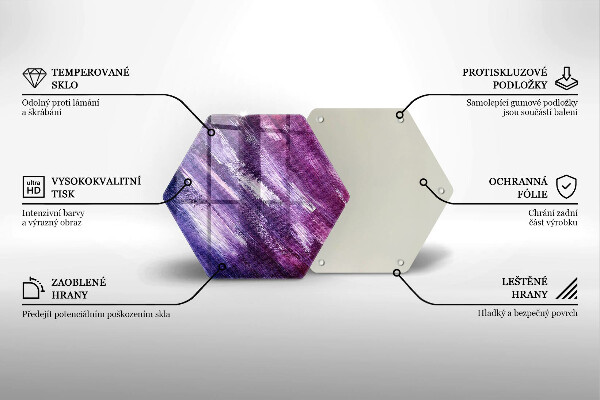 Tagliere in vetro Dipingi l'astrazione