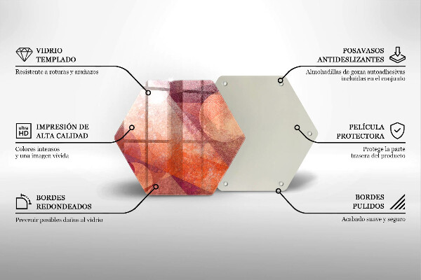 Tagliere in vetro Arte astratta