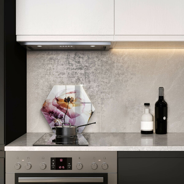 Tagliere in vetro Fiori delicati