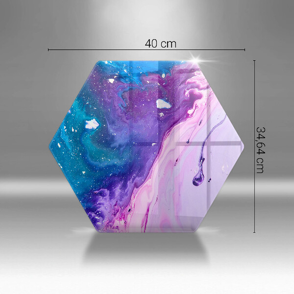 Tagliere in vetro Inchiostri di astrazione