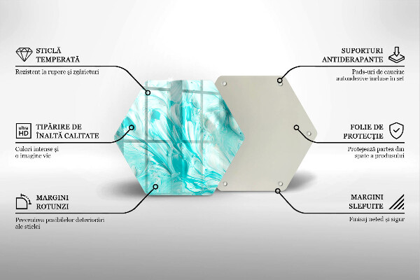 Tagliere in vetro Pitture astratte