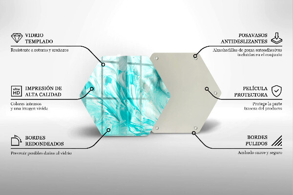 Tagliere in vetro Pitture astratte