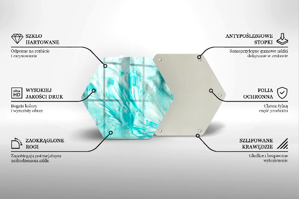 Tagliere in vetro Pitture astratte
