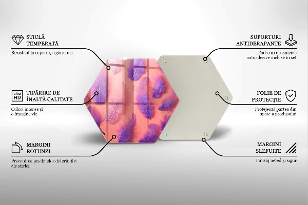Tagliere in vetro Piume soffici