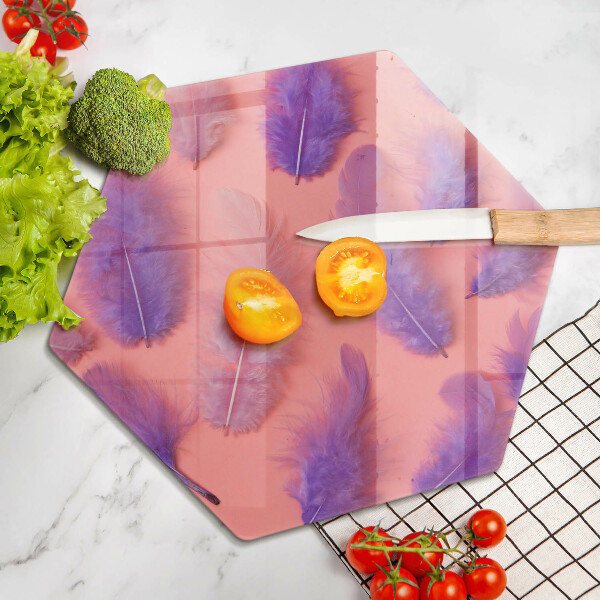 Tagliere in vetro Piume soffici