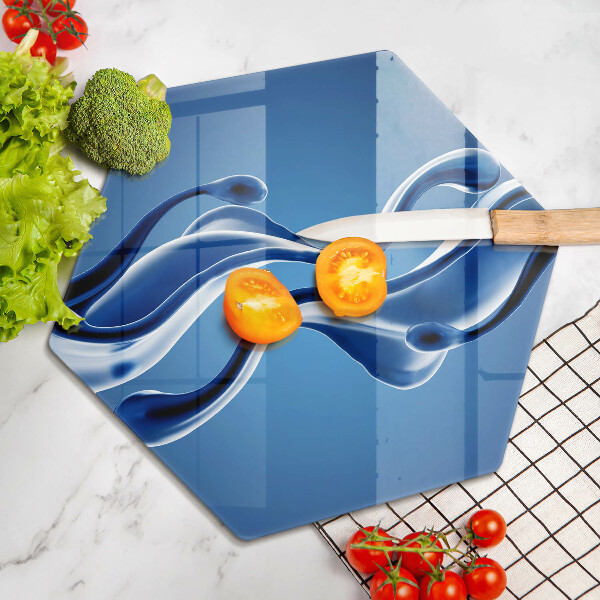 Tagliere in vetro temperato Astrazione fluida