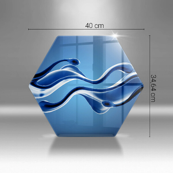 Tagliere in vetro temperato Astrazione fluida