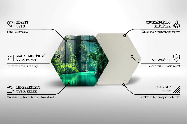 Tagliere in vetro Paesaggio lagunare