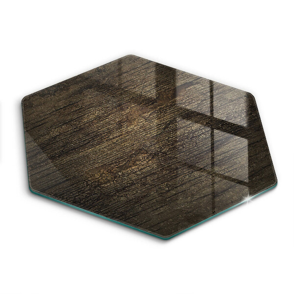 Tagliere in vetro Struttura della corteccia di legno