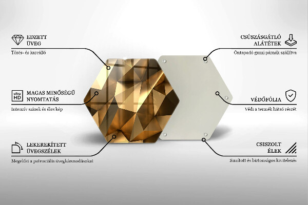 Tagliere in vetro Sfondo di astrazione della struttura