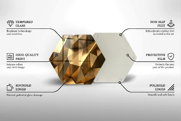 Tagliere in vetro Sfondo di astrazione della struttura