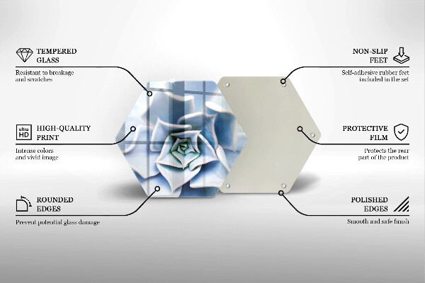 Tagliere in vetro Pianta da fiore