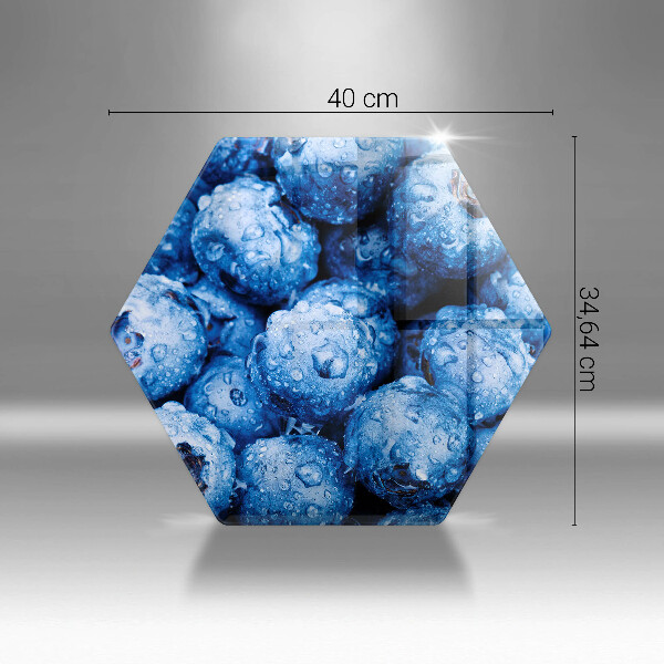 Tagliere in vetro Mirtilli succosi