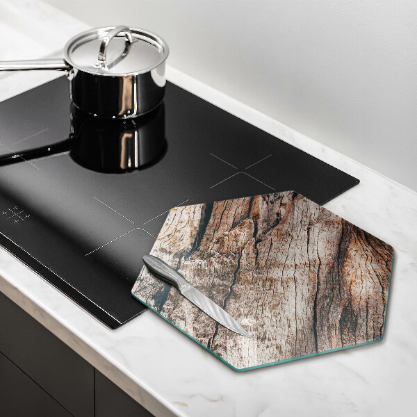 Tagliere in vetro Struttura in legno