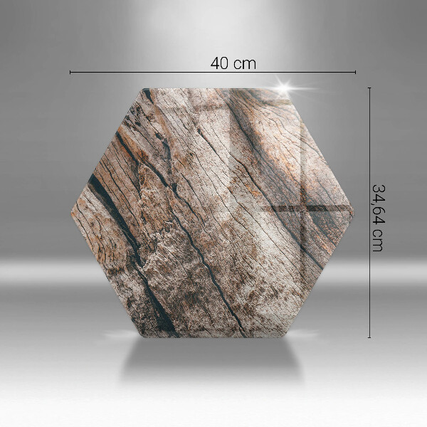 Tagliere in vetro Struttura in legno