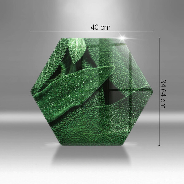 Tagliere in vetro Le foglie della pianta
