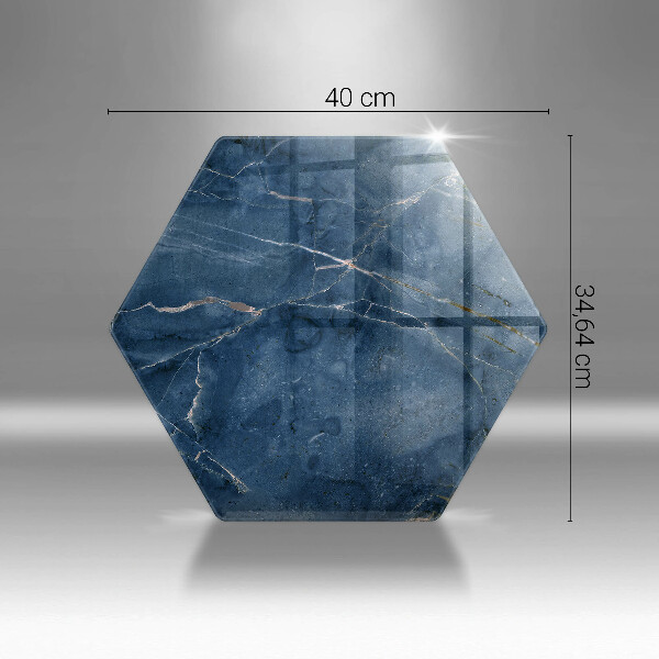 Tagliere in vetro Trama di pietra di marmo