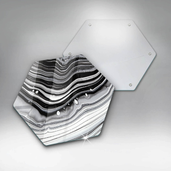 Tagliere in vetro Astrazione dell'inchiostro