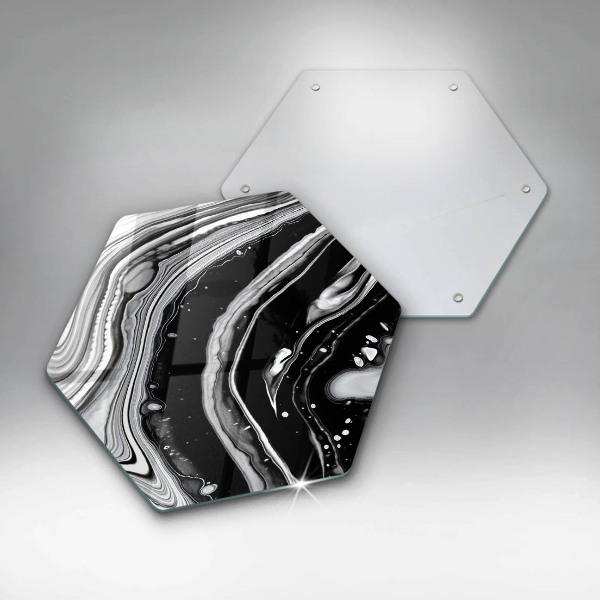 Tagliere in vetro Astrazione dell'inchiostro