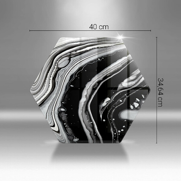 Tagliere in vetro Astrazione dell'inchiostro