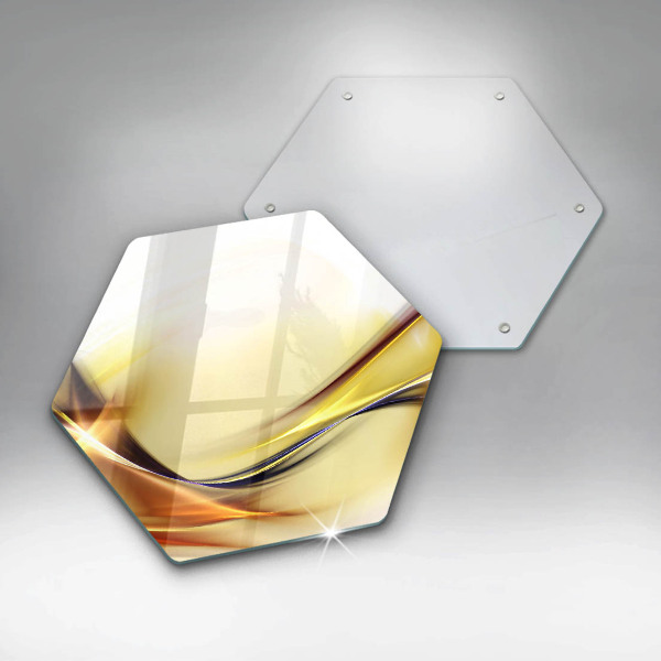 Tagliere in vetro Linee astratte di luce