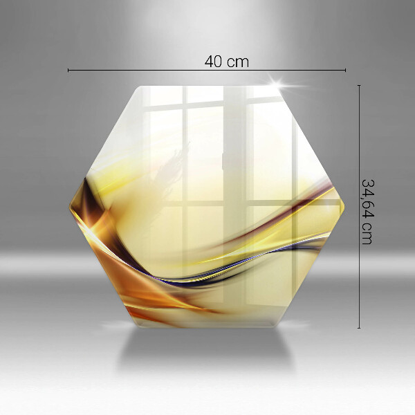 Tagliere in vetro Linee astratte di luce