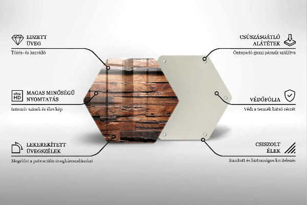 Tagliere in vetro Tavole di legno decorative