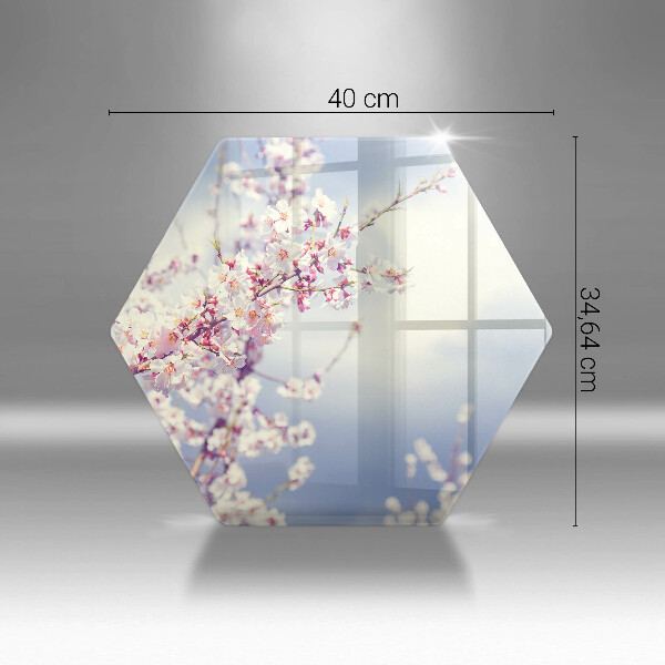 Tagliere in vetro Albero fiorito