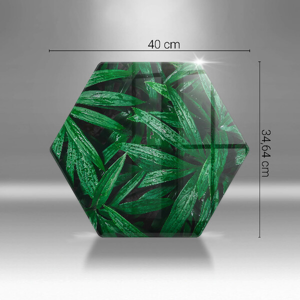 Tagliere in vetro temperato Foglie di piante