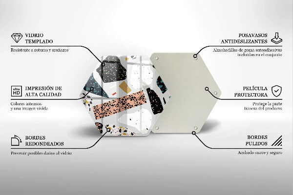 Tagliere in vetro temperato Gres