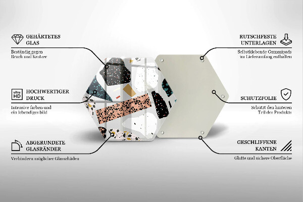 Tagliere in vetro temperato Gres