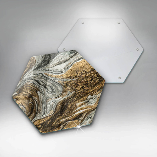 Tagliere in vetro temperato Ricca astrazione