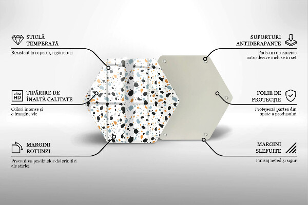 Tagliere in vetro temperato Gres decorativo