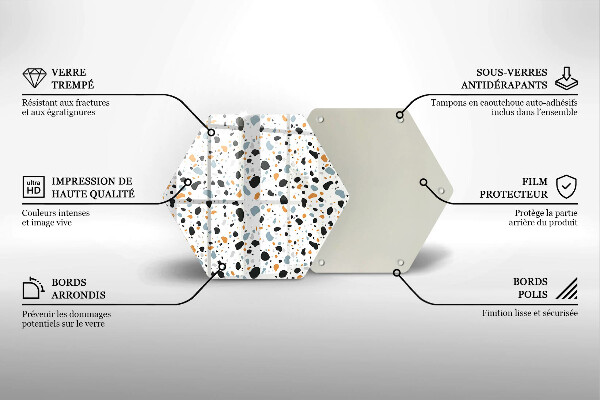 Tagliere in vetro temperato Gres decorativo