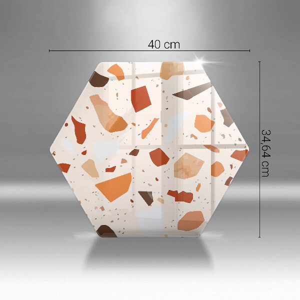 Tagliere in vetro temperato Gres decorativo