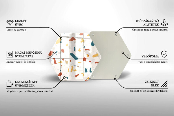 Tagliere in vetro temperato Gres decorativo