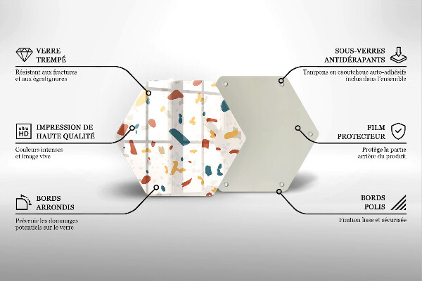 Tagliere in vetro temperato Gres decorativo