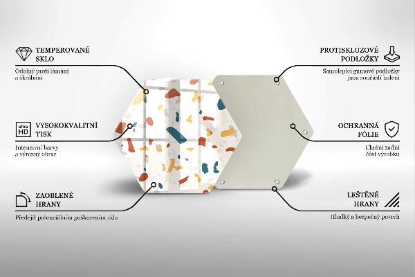 Tagliere in vetro temperato Gres decorativo