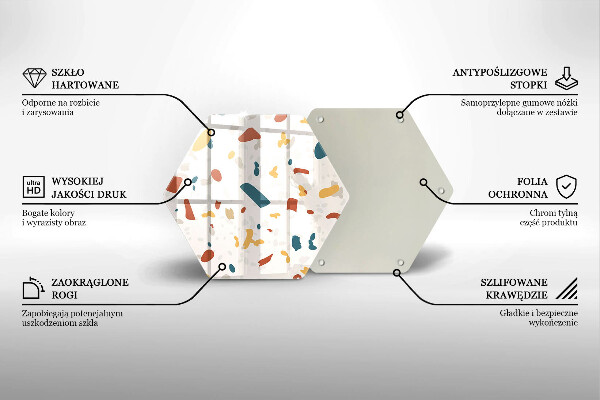 Tagliere in vetro temperato Gres decorativo