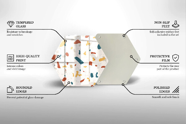 Tagliere in vetro temperato Gres decorativo