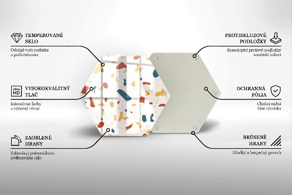 Tagliere in vetro temperato Gres decorativo